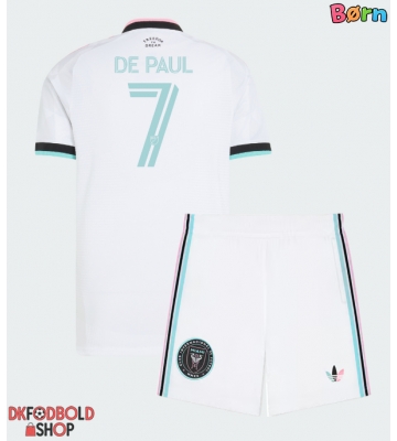 Inter Miami Rodrigo De Paul #7 Tredje trøje Børn 2026-27 Kort ærmer (+ korte bukser)